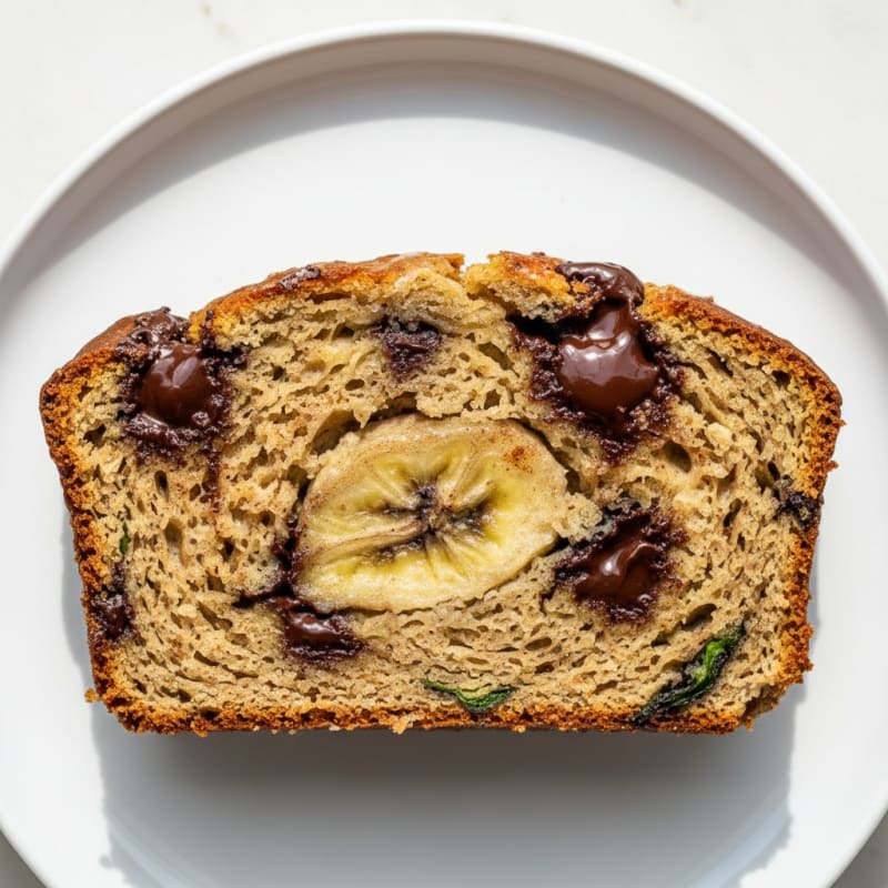 Golden Chocolate Chip Banana Bread