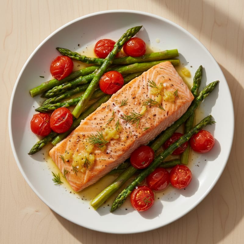Sheet Pan Lemon Herb Salmon