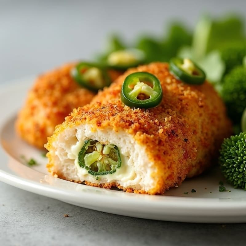 Crispy Baked Jalapeño Stuffed Chicken
