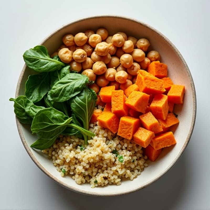 Roasted Sweet Potato and Quinoa Power Bowl