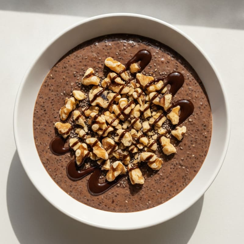 Protein Chocolate Chia Pudding