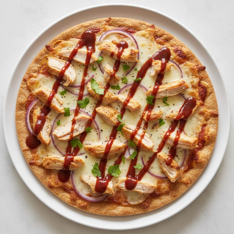 Smoky BBQ Chicken and Caramelized Onion Pizza