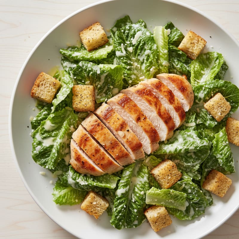 Parmesan Chicken Caesar Salad
