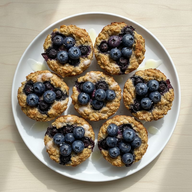 Baked Berry Oatmeal Cups