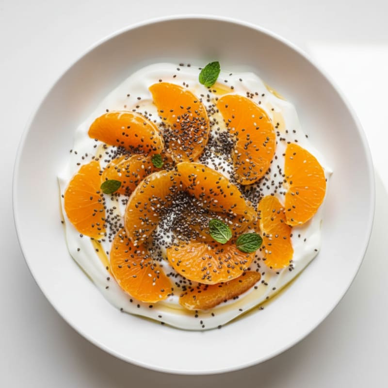 Orange Chia Yogurt Protein Power Bowl