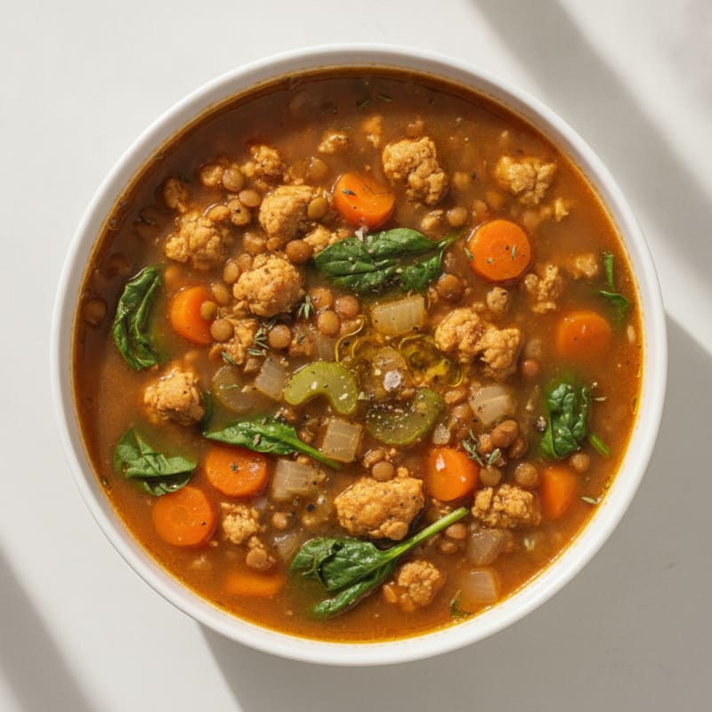 Hearty Lentil and Vegetable Soup