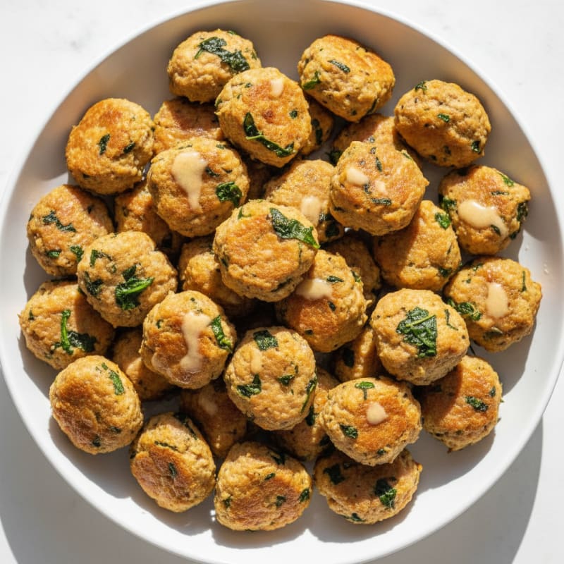 High Protein Turkey and Spinach Bites