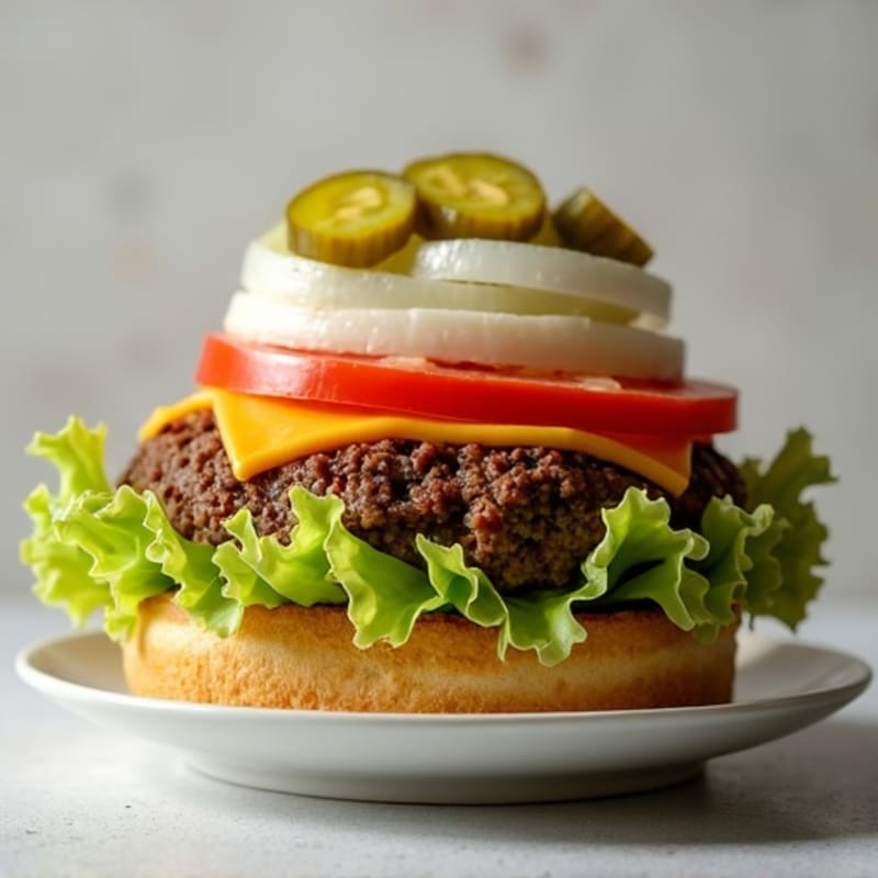 Protein-Packed Lean Ground Beef Big Mac Bowl