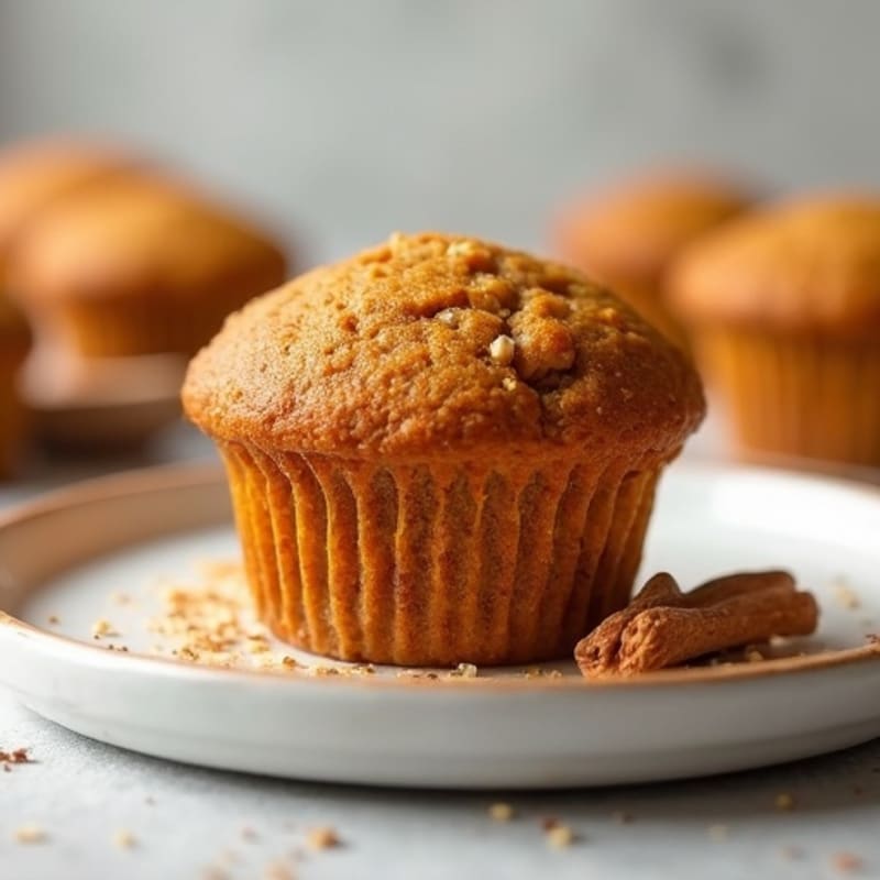 Healthy Spiced Pumpkin Muffins
