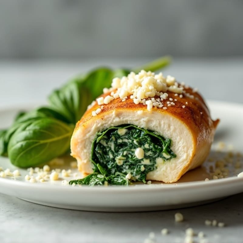 Creamy Spinach Stuffed Chicken Breast