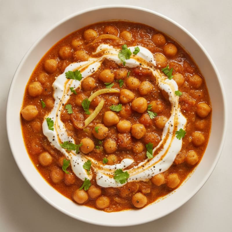 Hearty Chickpea and Tomato Curry