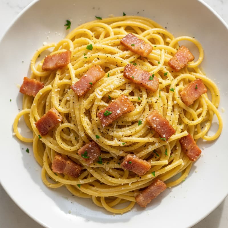 Classic Carbonara with Pancetta
