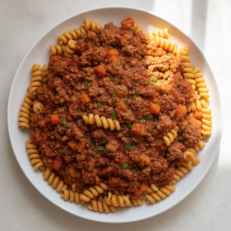 Hearty High-Protein Spaghetti Bolognese