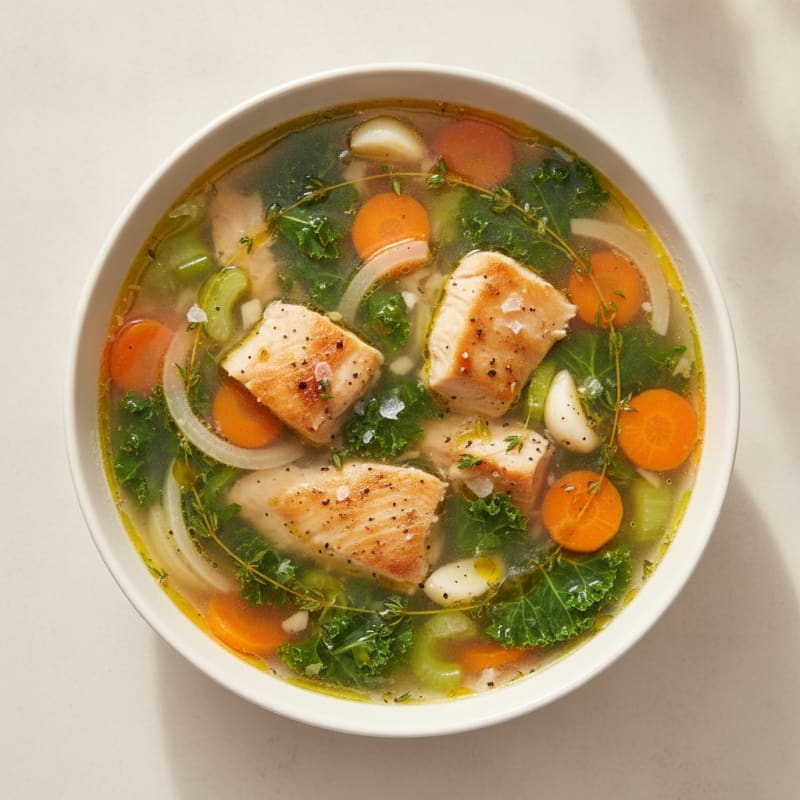 Lemon-Herb Detox Chicken Soup
