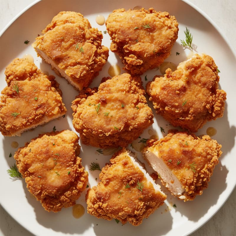 Crispy Buttermilk Fried Chicken