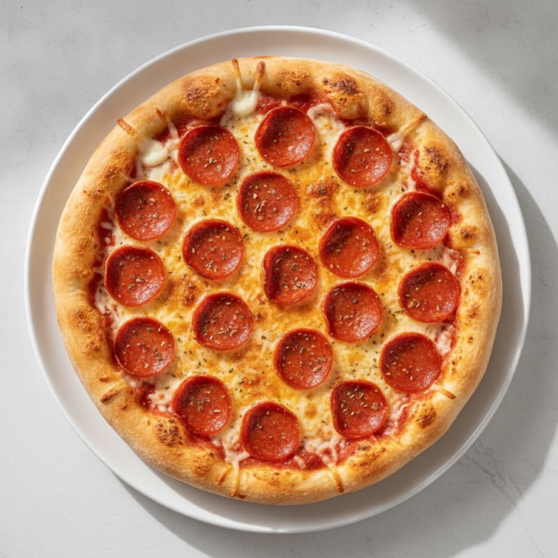 Stuffed Crust Pepperoni Pizza