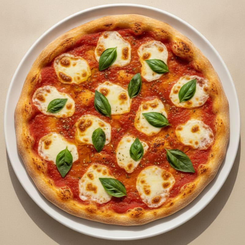 Classic Margherita Pizza with Fresh Basil