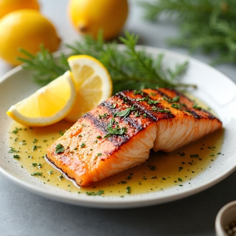 Lemon Herb Grilled Salmon