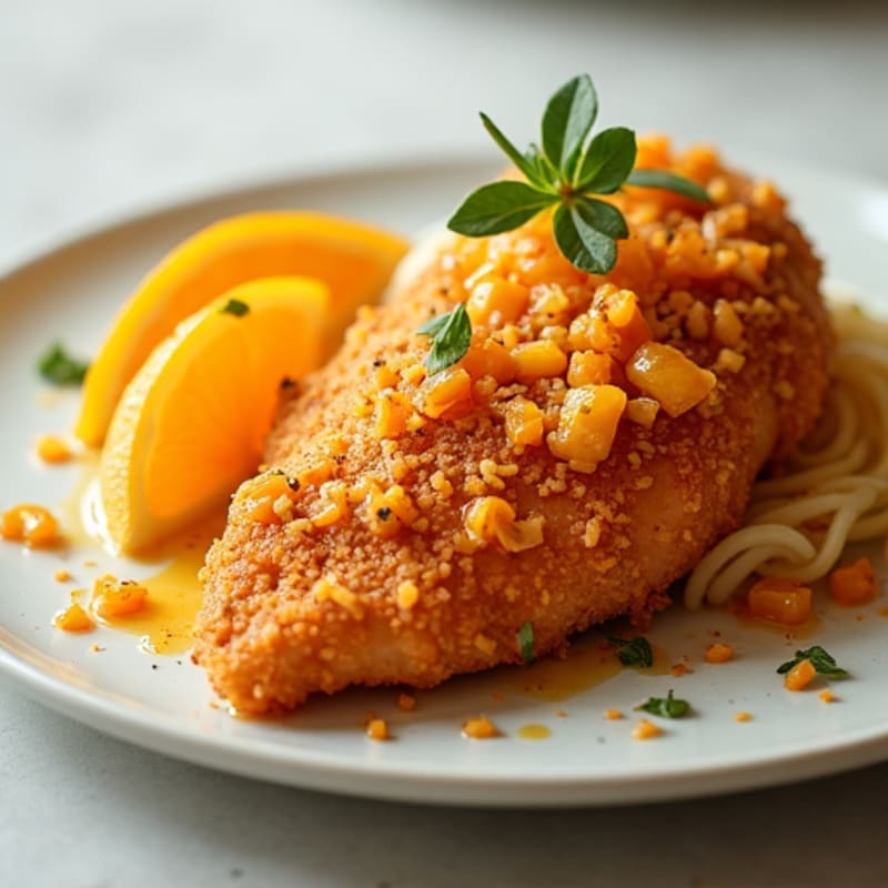 Crispy Baked Orange Chicken