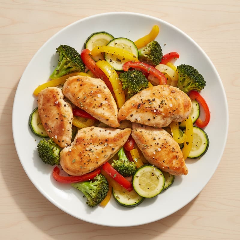 Sheet Pan Lemon Herb Chicken and Veggies