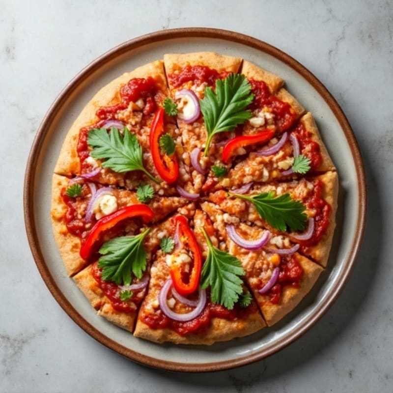 Healthy High-Protein BBQ Chicken Pizza