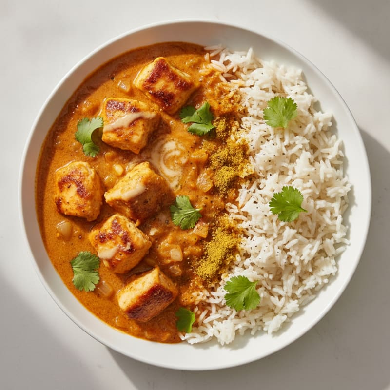 Spiced Butter Chicken with Basmati Rice