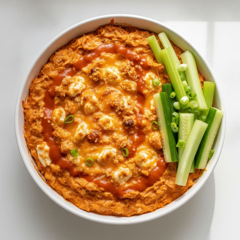 High-Protein Buffalo Chicken Dip