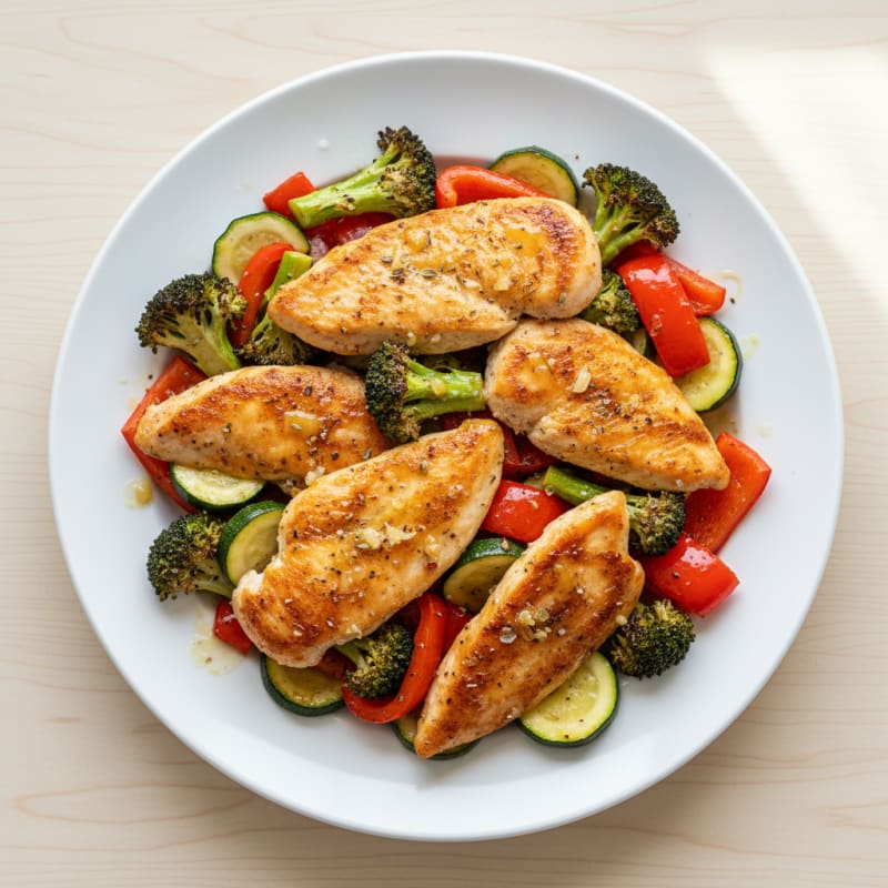 Sheet Pan Lemon Herb Chicken and Veggies