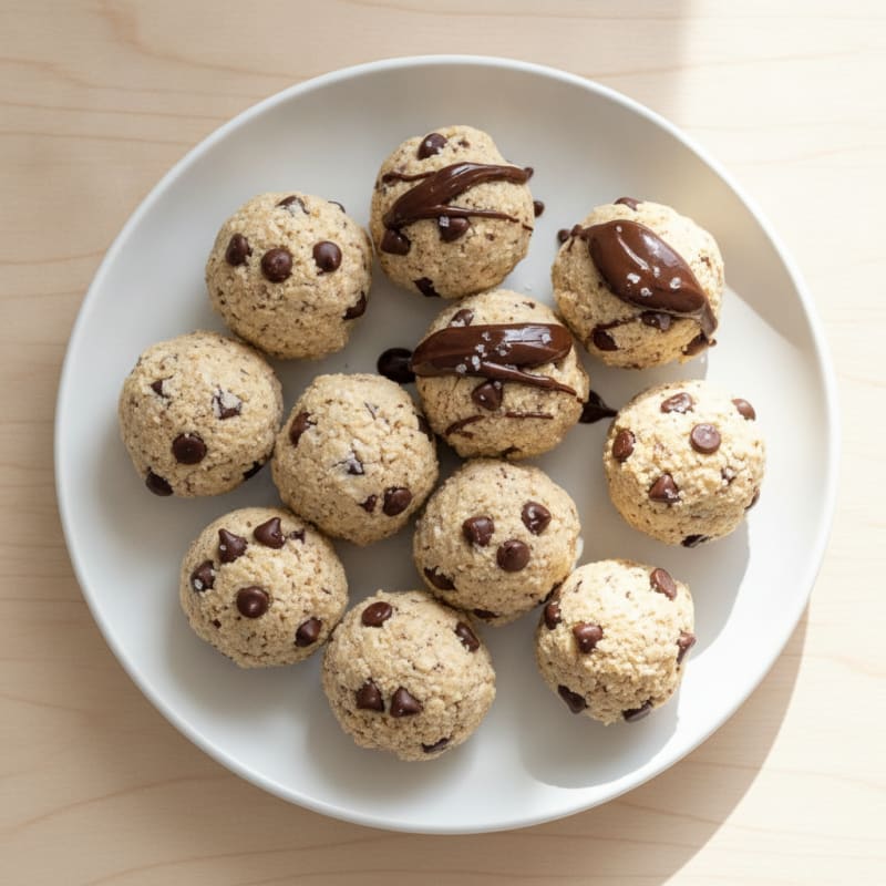 No-Bake Chocolate Chip Protein Bites