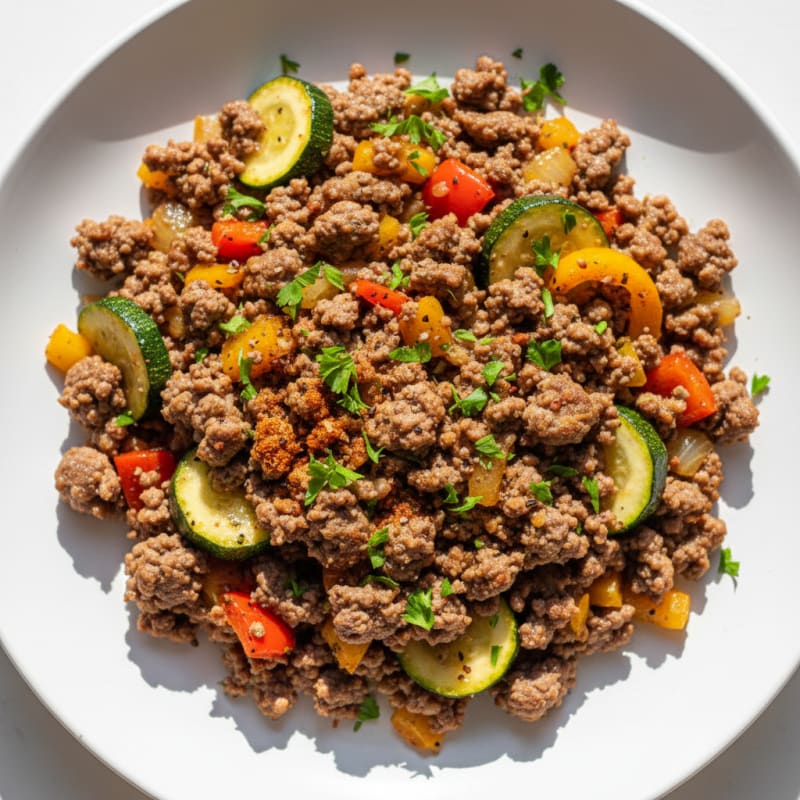 Savory Minced Meat Skillet