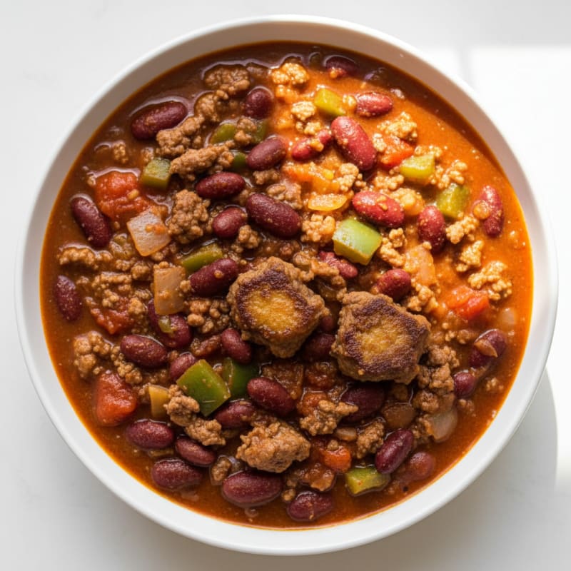 Hearty Bison and Bean Chili