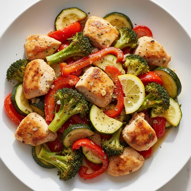 Zesty Roasted Vegetable Medley with Herbs