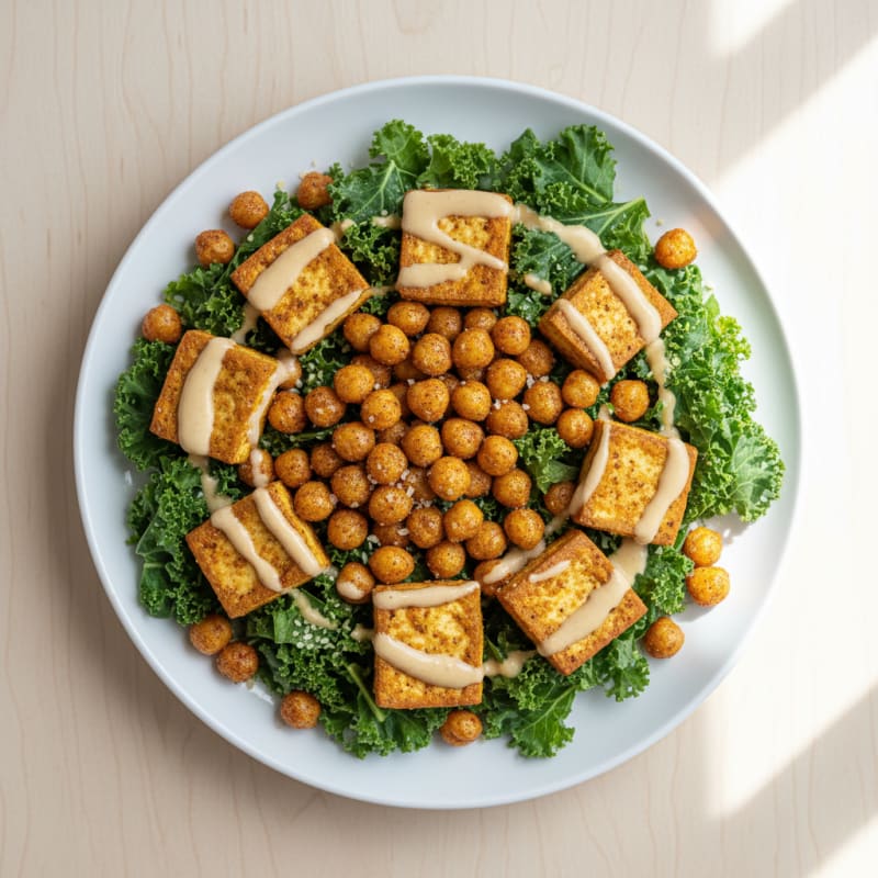 Crispy Roasted Chickpea Buddha Bowl