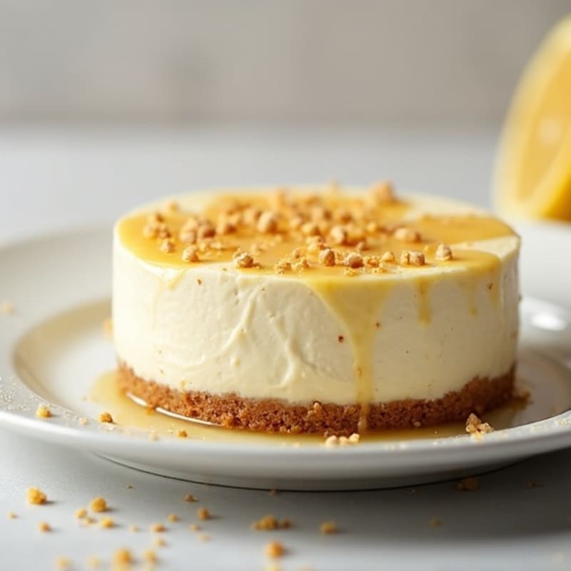 Creamy Greek Yogurt Protein Cheesecake