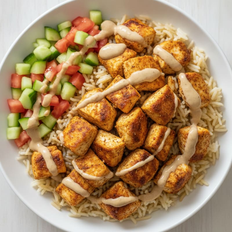 Chicken Shawarma Rice Bowl