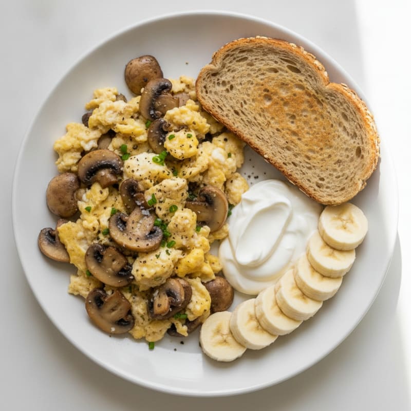 Savory Mushroom and Egg Scramble