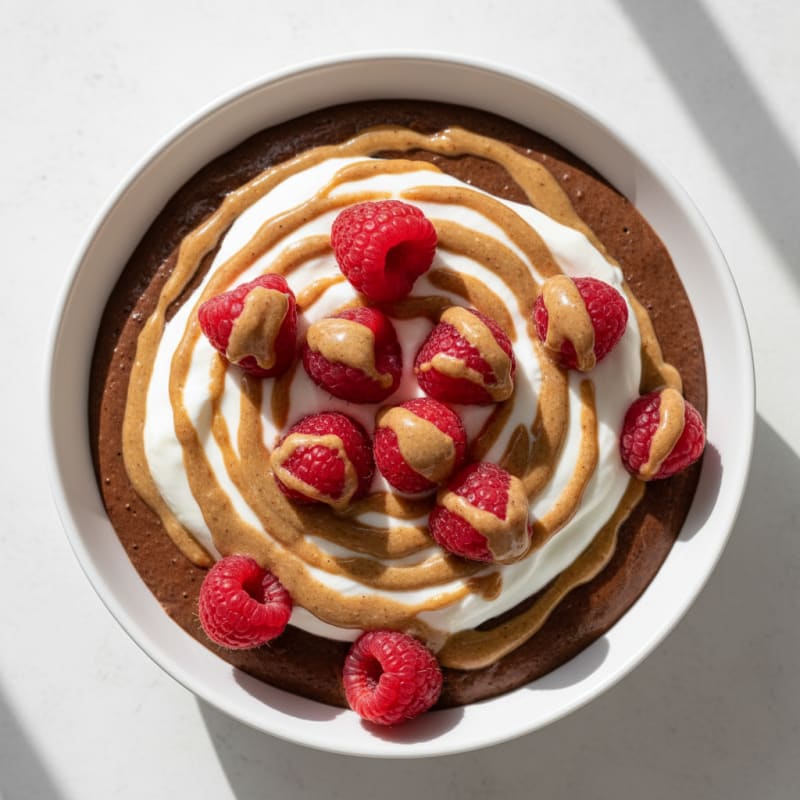 Silky Chocolate Protein Pudding with Greek Yogurt