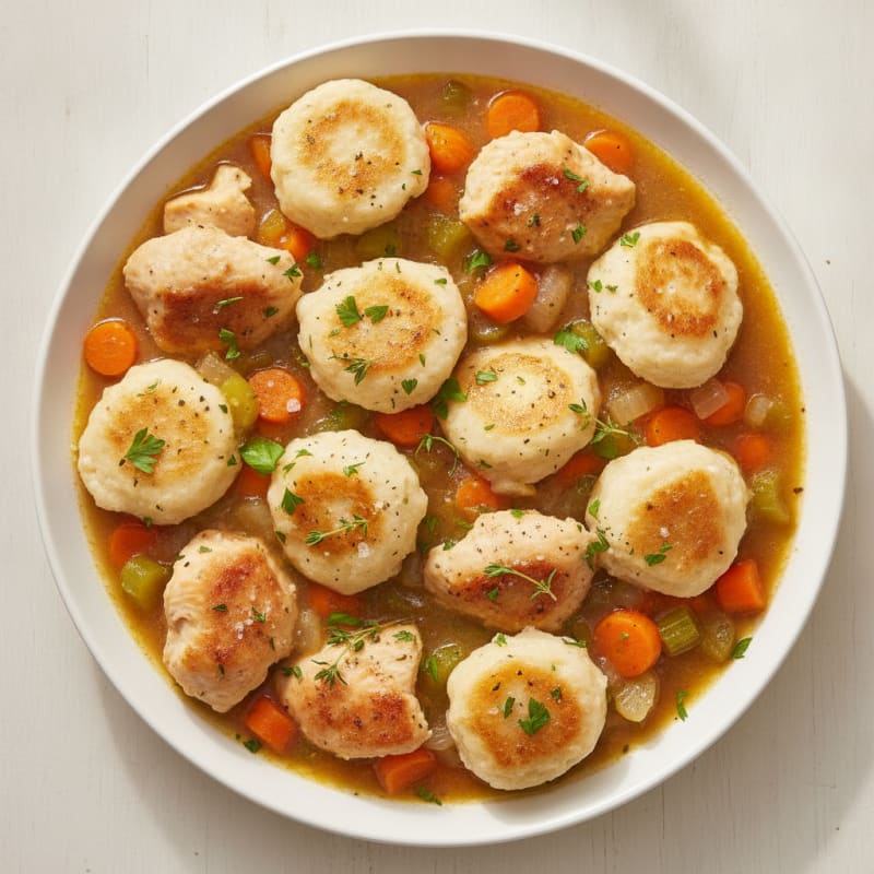 Homestyle Chicken and Herb Dumplings