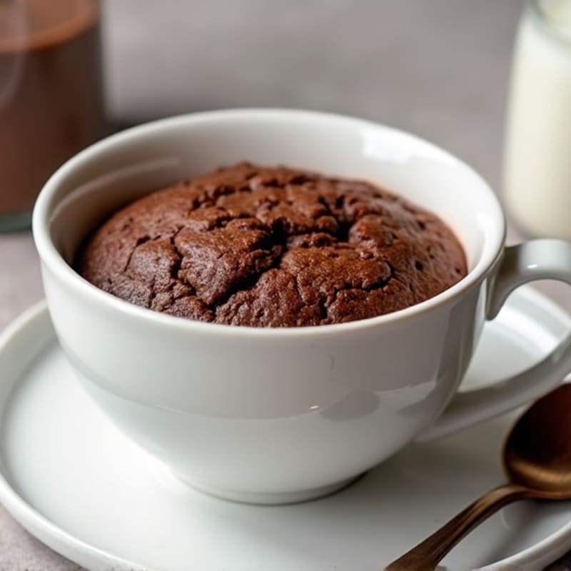 Protein-Rich Double Chocolate Mug Cake