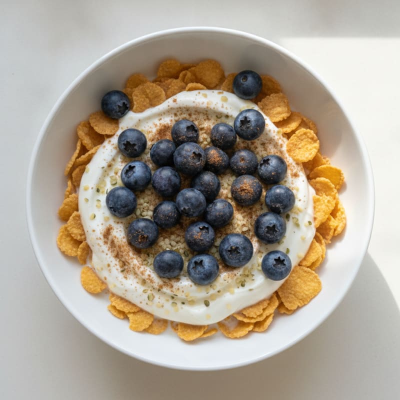 Classic Milk and Cornflakes Bowl
