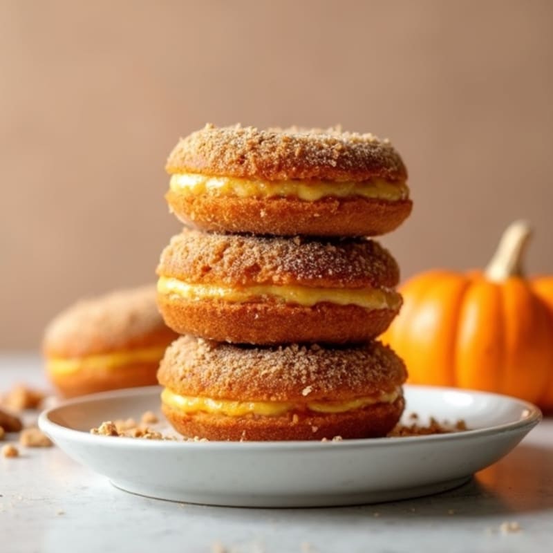 Protein-Packed Baked Pumpkin Spice Donuts