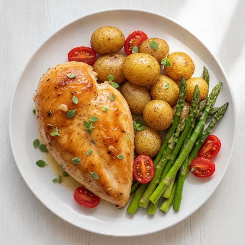 Lemon Herb Roasted Chicken Breast