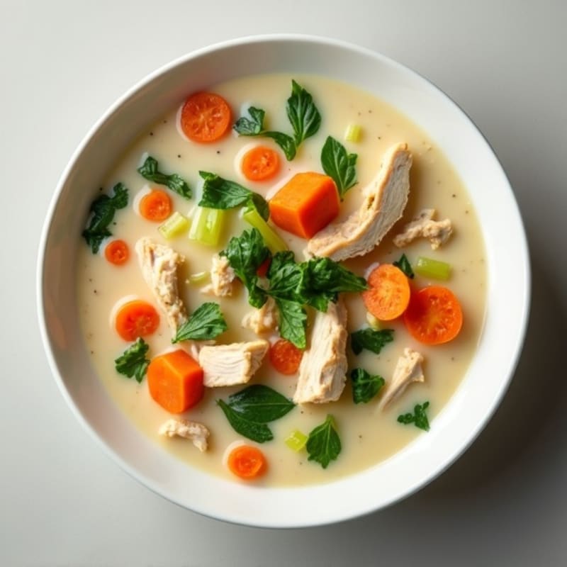 Creamy Chicken Vegetable Soup
