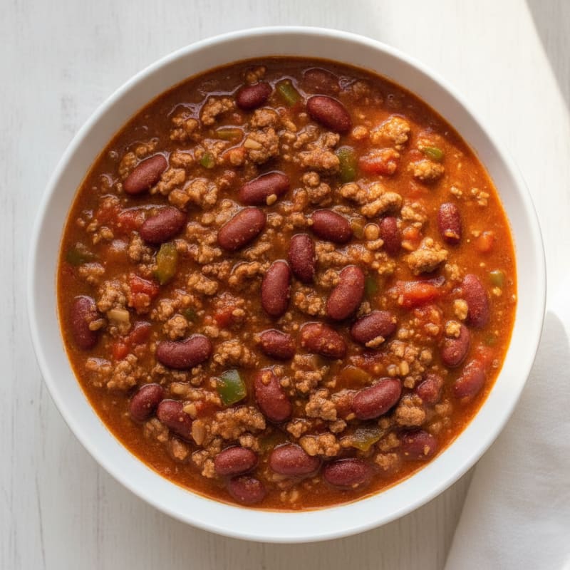 Ground Beef and Bean Chili