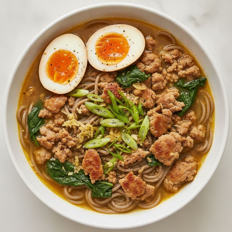 Savory Pork Ramen Bowl
