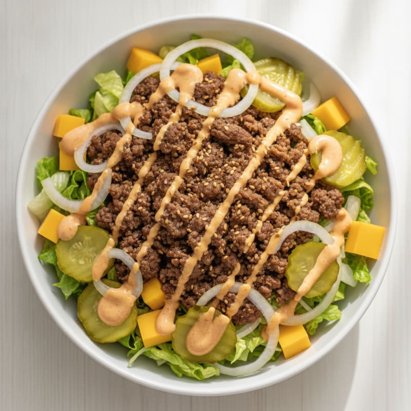 Big Mac Protein Bowl
