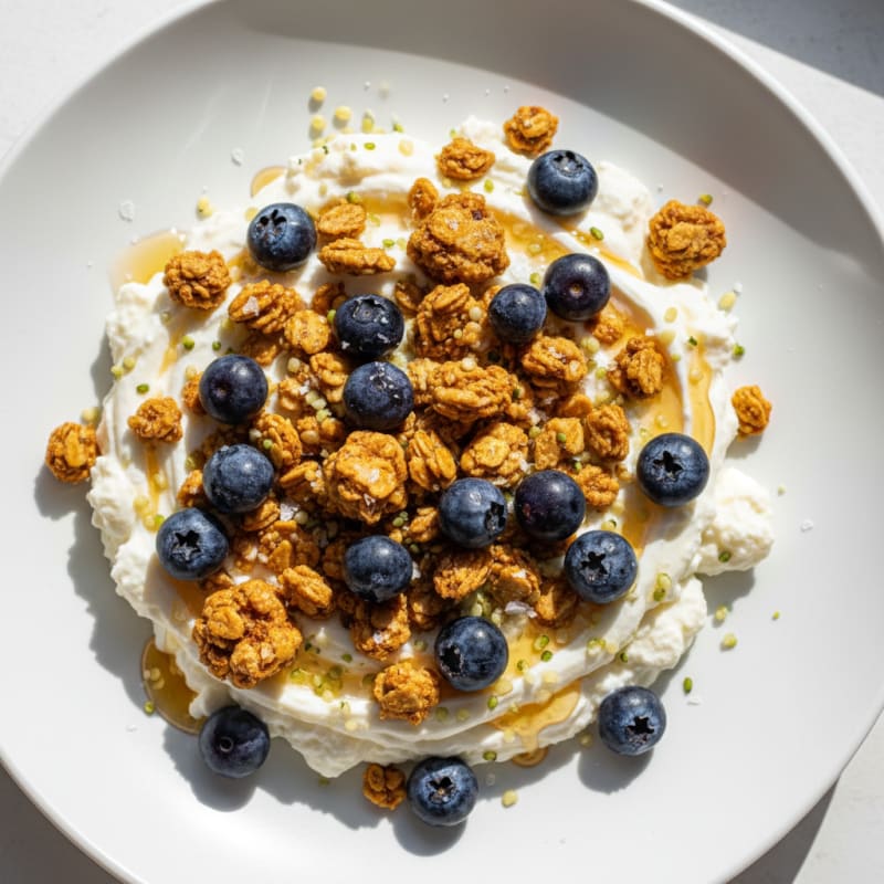 Crispy Yogurt Bowl with Berries