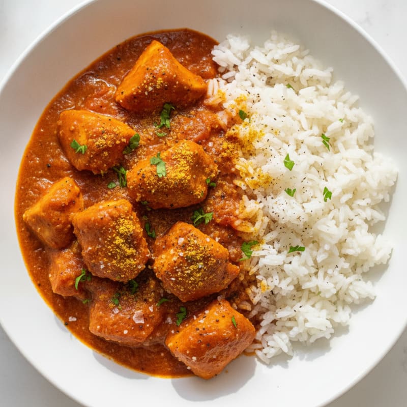 Spiced Butter Chicken with Basmati Rice