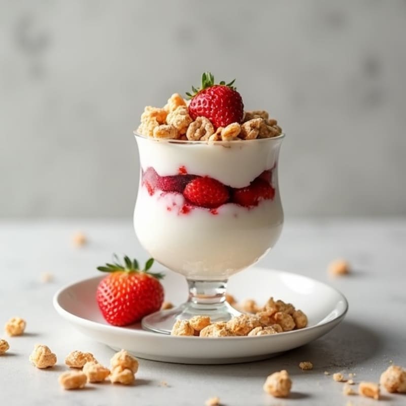 High-Protein Yogurt Parfait with Cereal Crunch