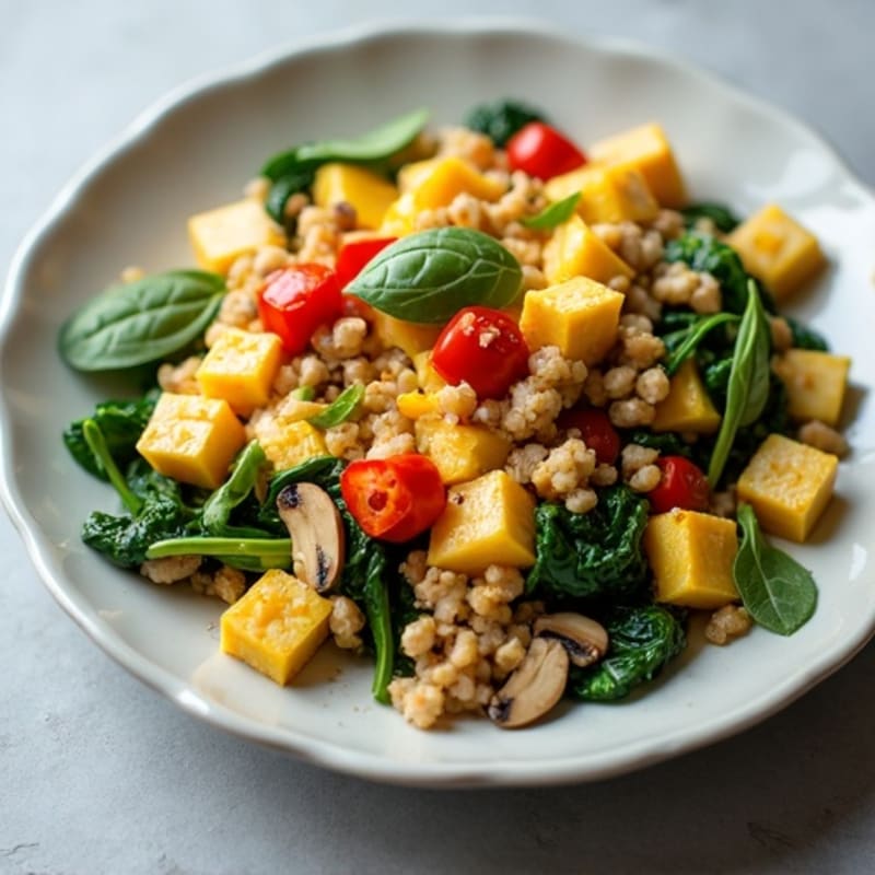 Protein-Packed Veggie and Egg White Scramble